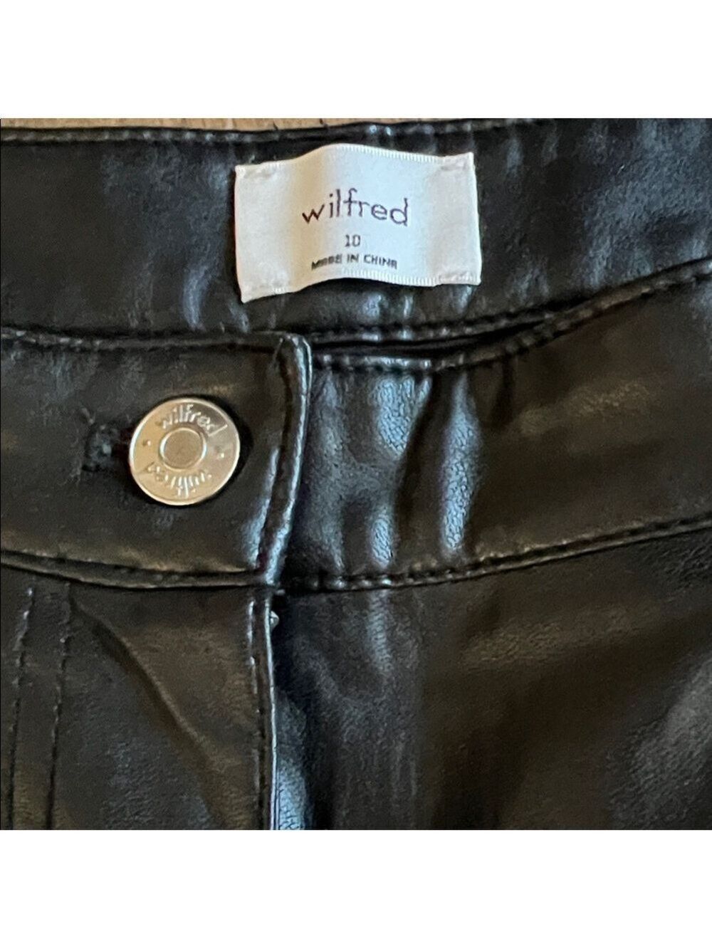 Wilfred The Melina Black Pant from Aritzia Size 10 - Picture 4 of 13